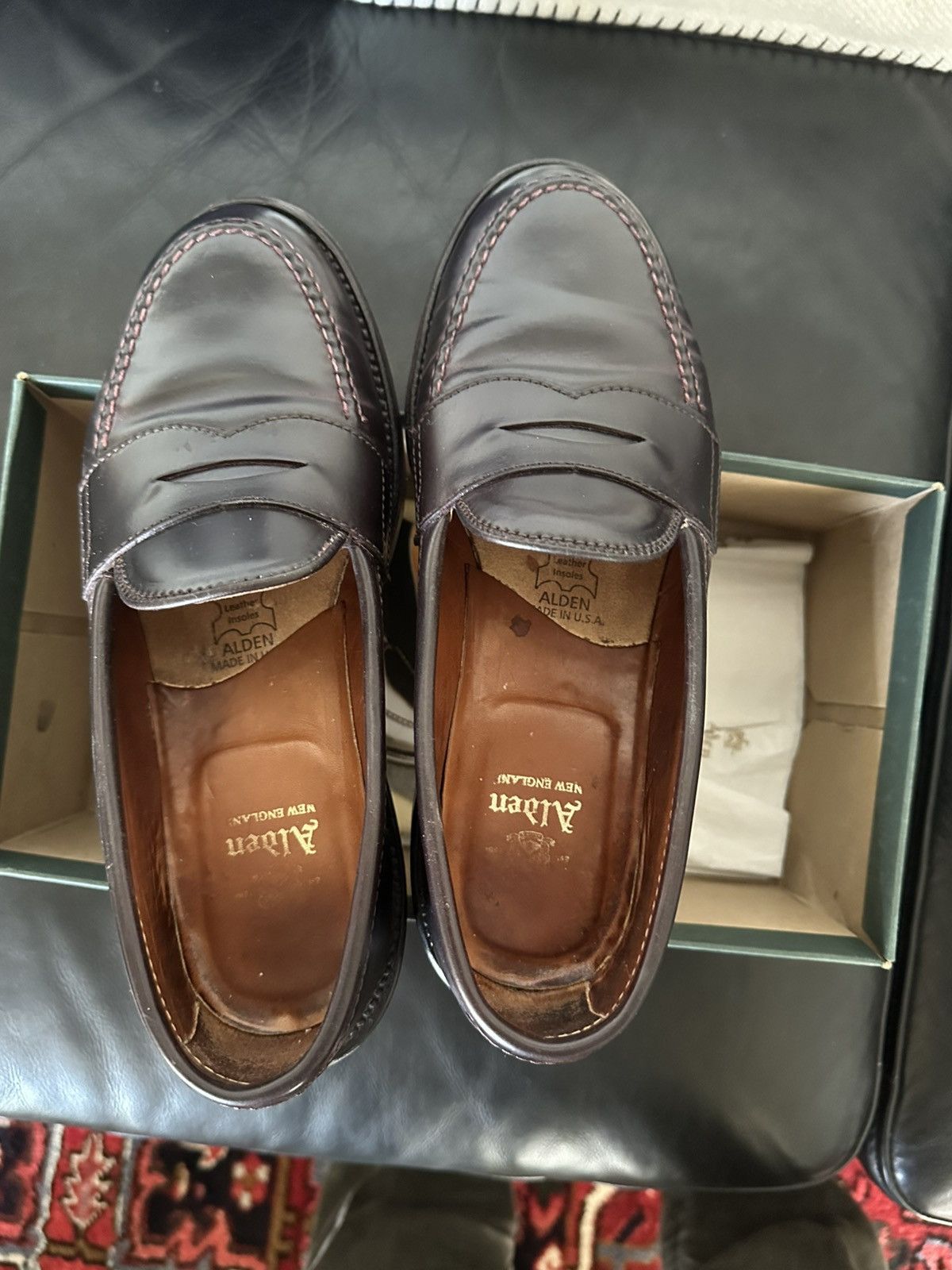 Alden Alden 986 LHS Cordovan Loafers - Color 8 size 6E | Grailed
