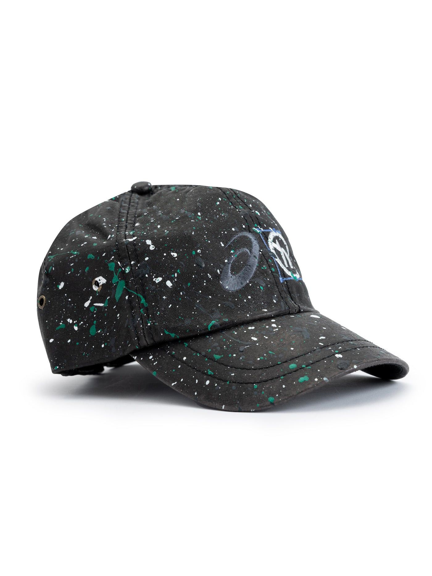Asics × HIDDEN Painted Washed Leather Hat - Black Size ONE SIZE - 16 Thumbnail