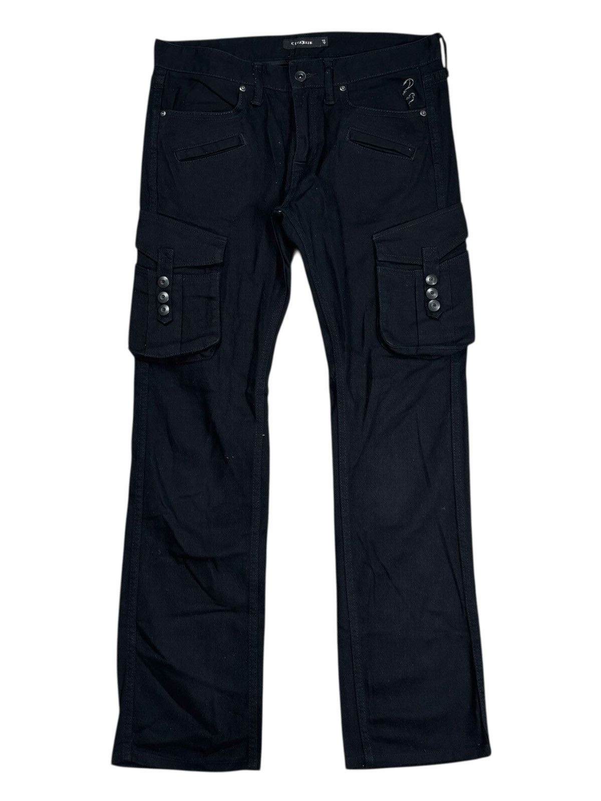 14th Addiction 2000s Civarize - Dark Cargo Pants Size US 29 - 1 Thumbnail