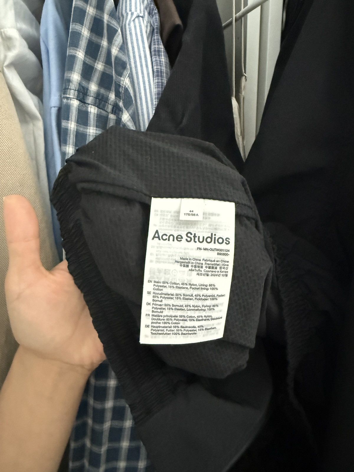 Acne Studios acne studios logo jacket size 44 Size US S / EU 44-46 / 1 - 6 Thumbnail