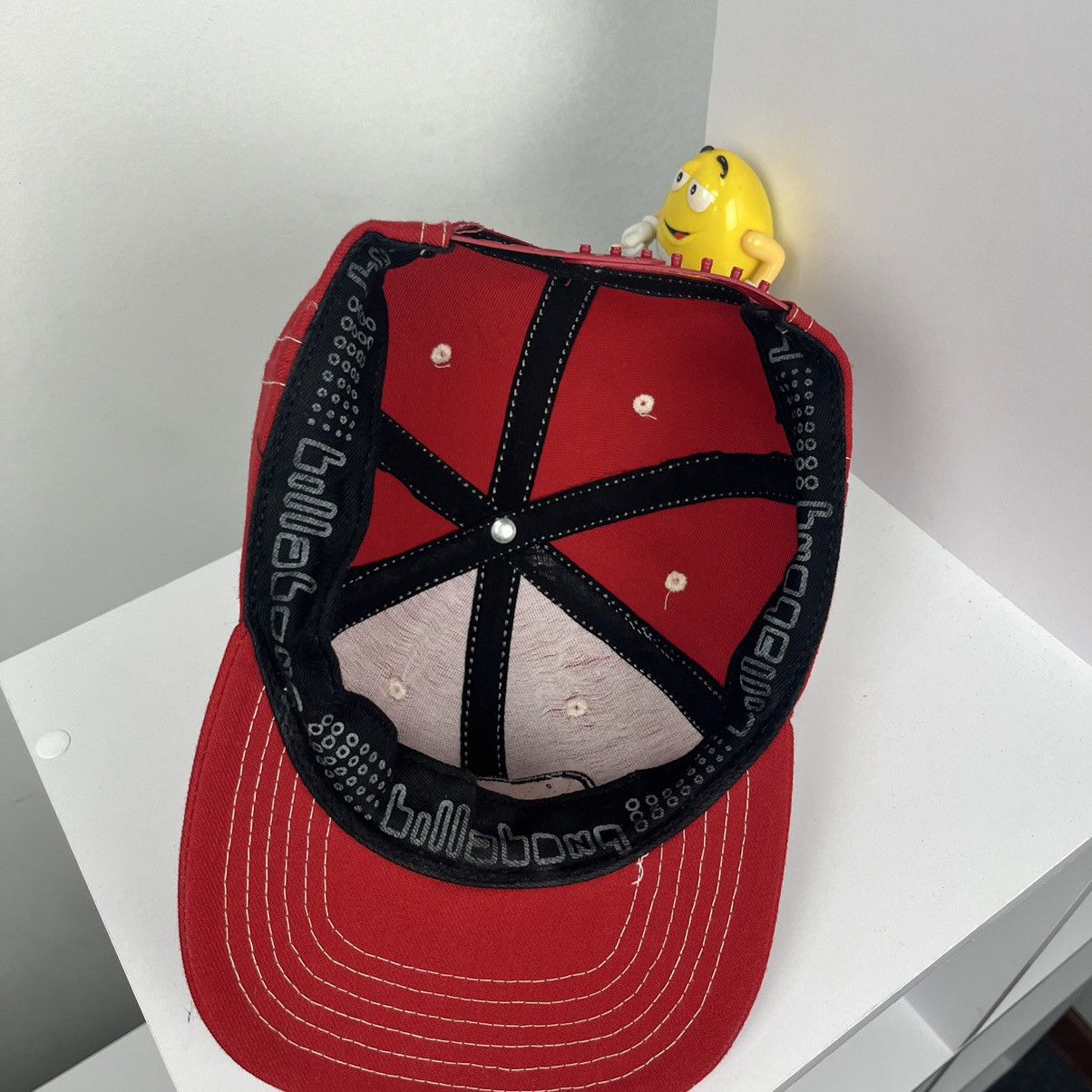 Billabong × Vintage 💋VINTAGE💋 Billabong 6 panel Red Surf Cap with holo logo Size ONE SIZE - 11 Thumbnail