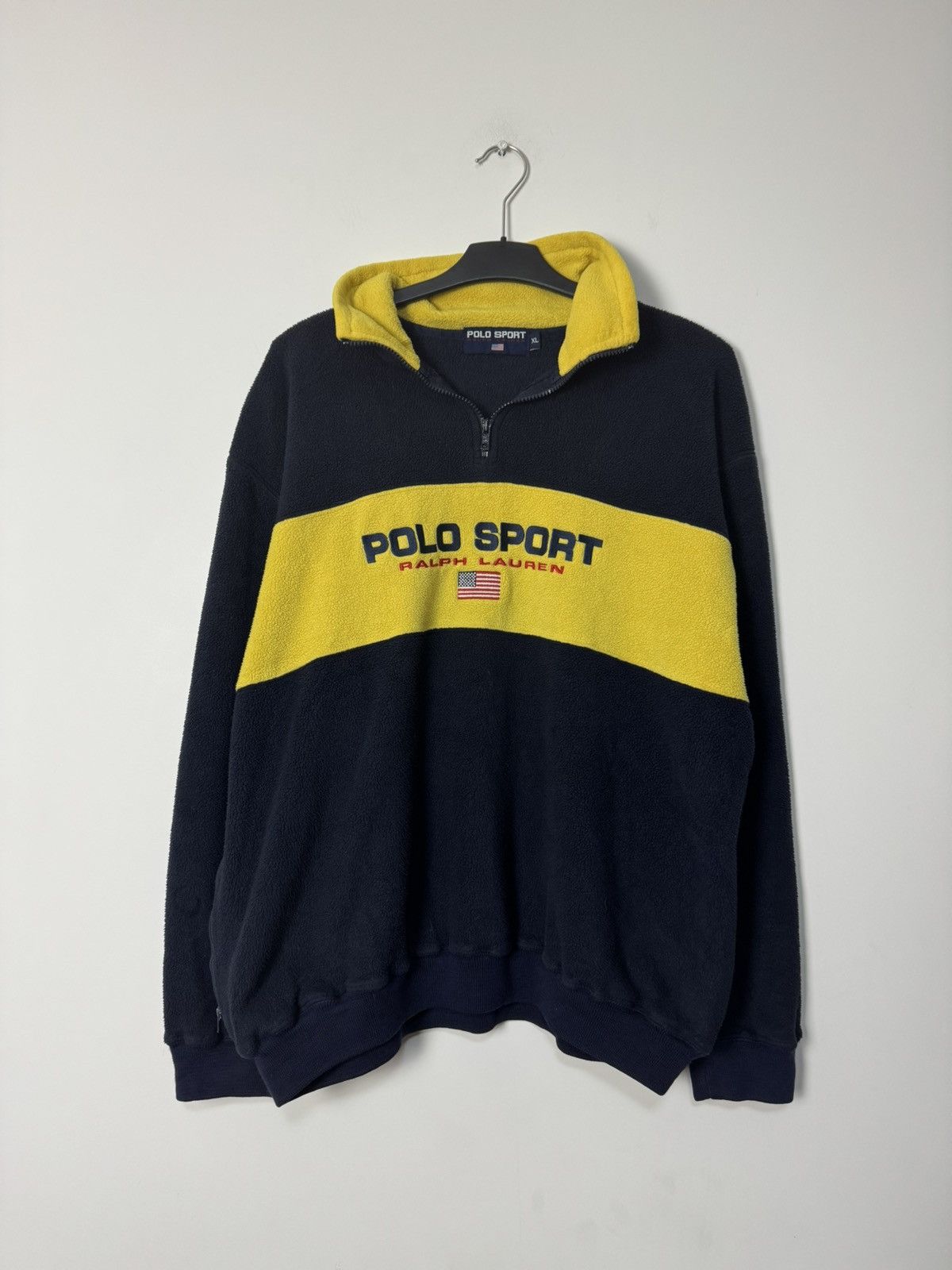 Polo Sport Ralph Lauren Polartec Fleece Quarter-Zip 90s Navy