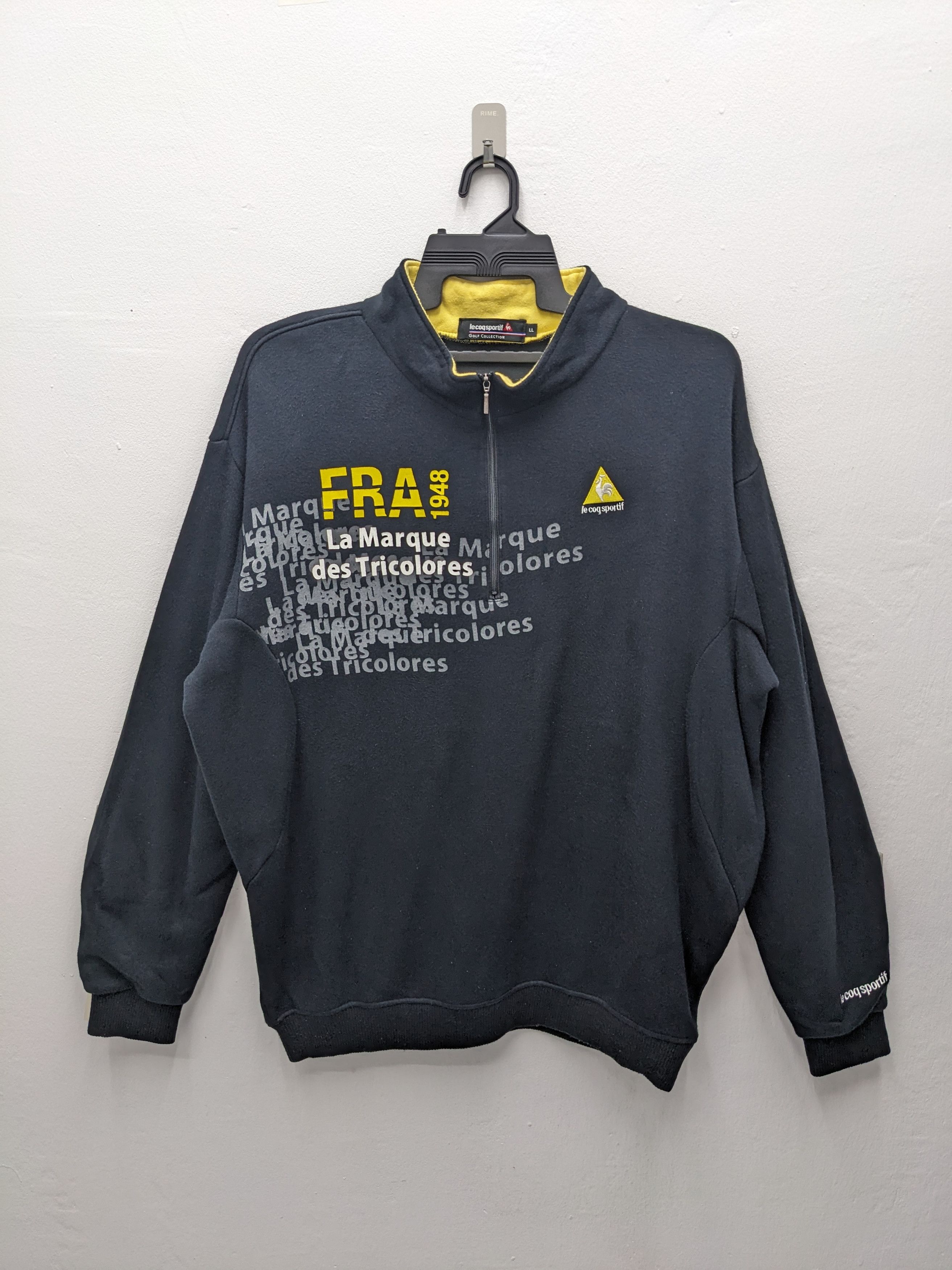Le Coq Sportif LE COQ SPORTIF STREETWEAR HALF ZIP SWEATSHIRT Size US XL / EU 56 / 4 - 2 Thumbnail