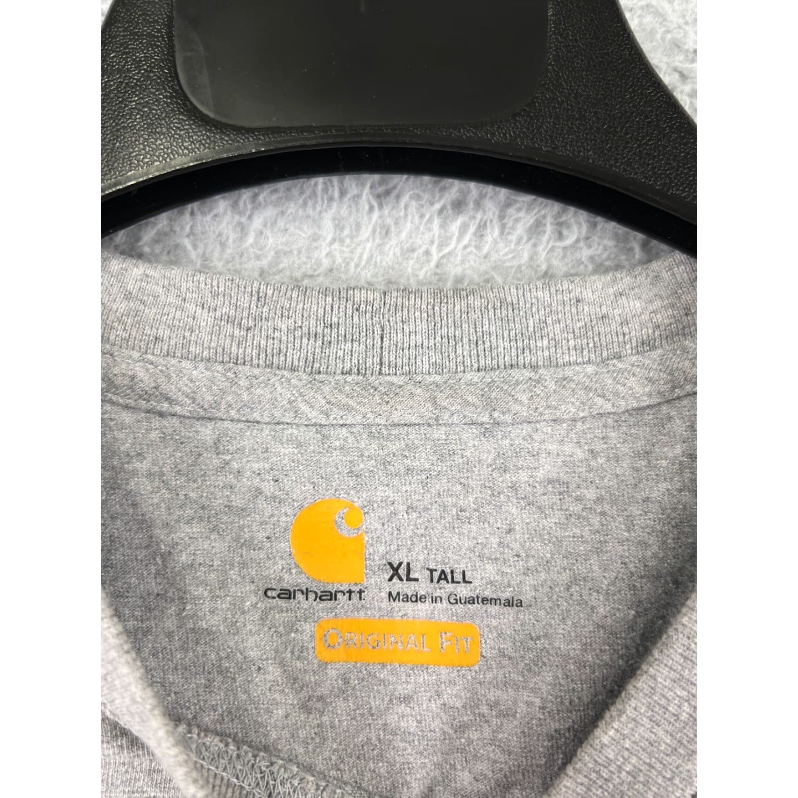 Carhartt VINTAGE Carhartt Shirt Mens Extra Large Tall Gray Short Sleeve Crew Neck Pocket Cotton Size US XL / EU 56 / 4 - 3 Thumbnail
