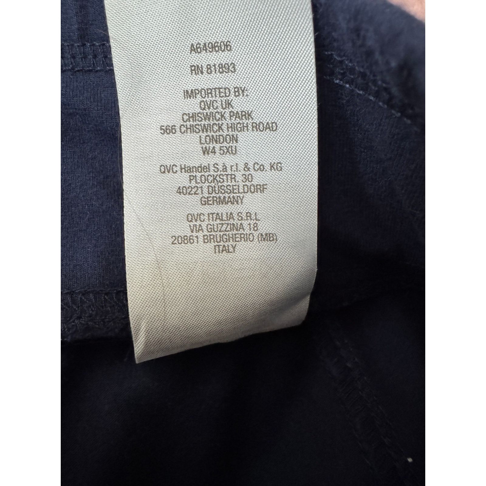 Denim & Co. Denim & Co. Stretch Lightly BootCut Pant Navy Tall XL Size 31" - 8 Thumbnail