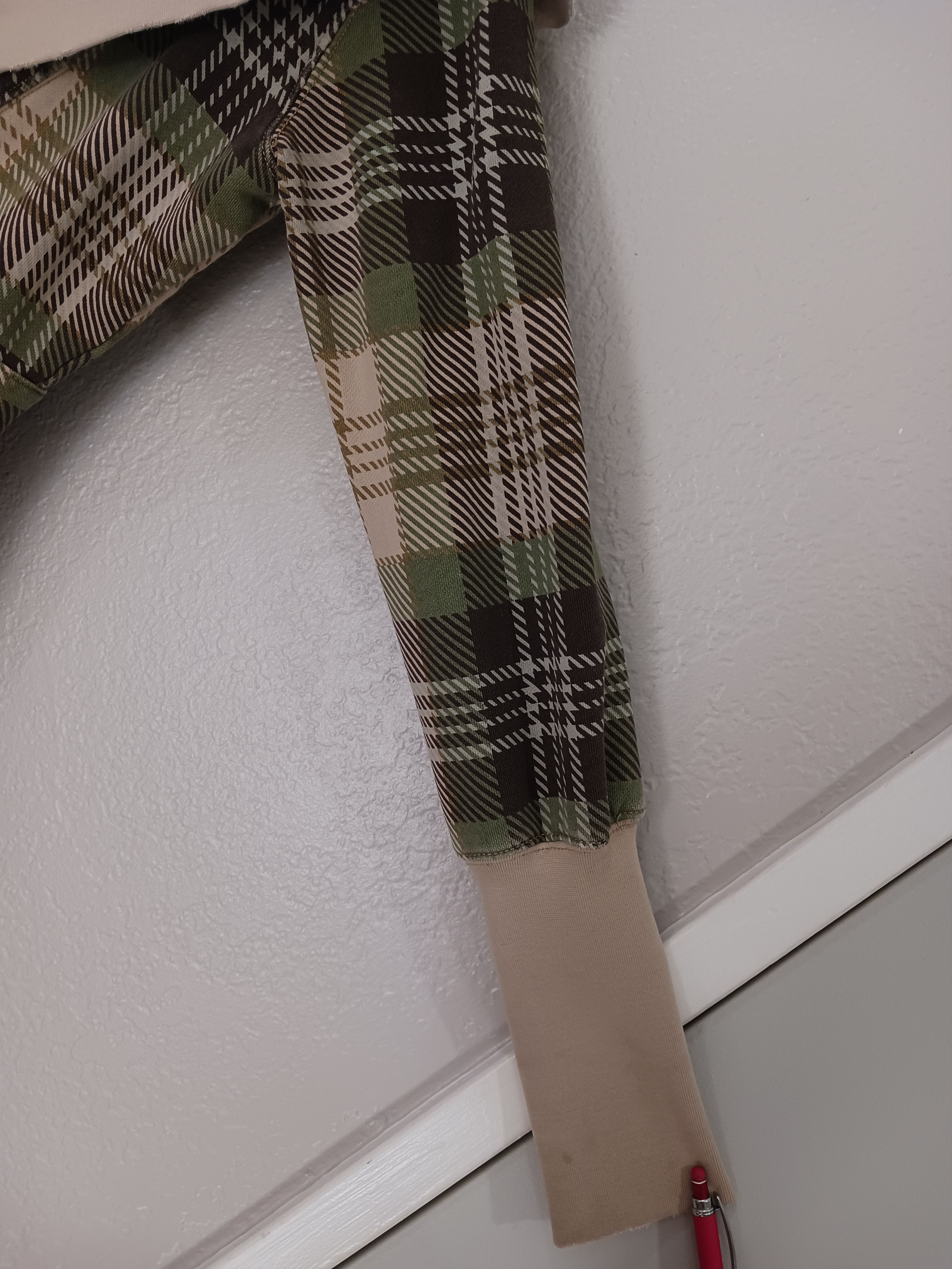 Triple 5 Soul × Vintage Triple 5 Soul Vintage 2000s Hook Closure Plaid Hooded Jacket Size S / US 4 / IT 40 - 12 Thumbnail