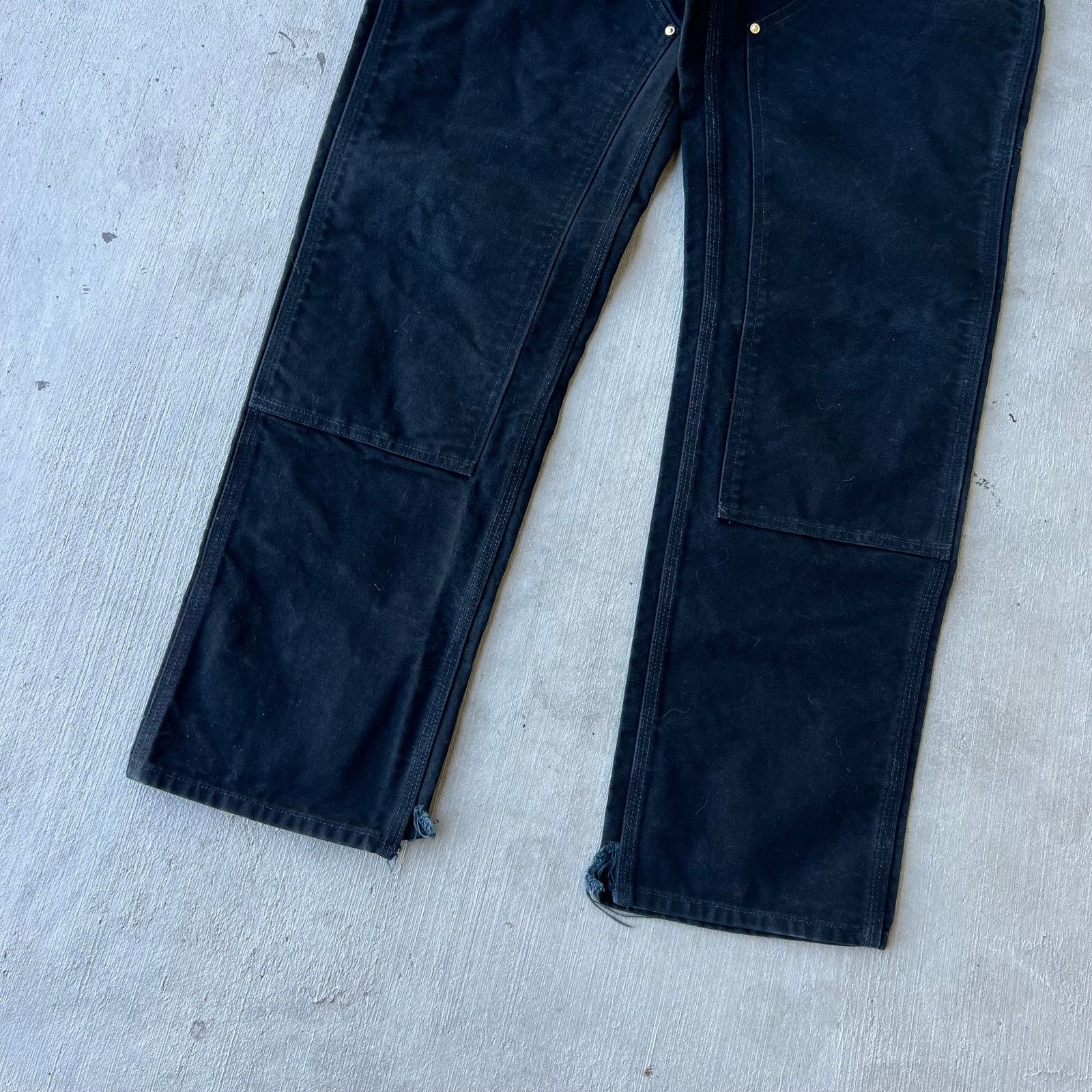 Carhartt × Vintage Carhartt black double knee work wear carpenter pants Size US 31 - 3 Thumbnail