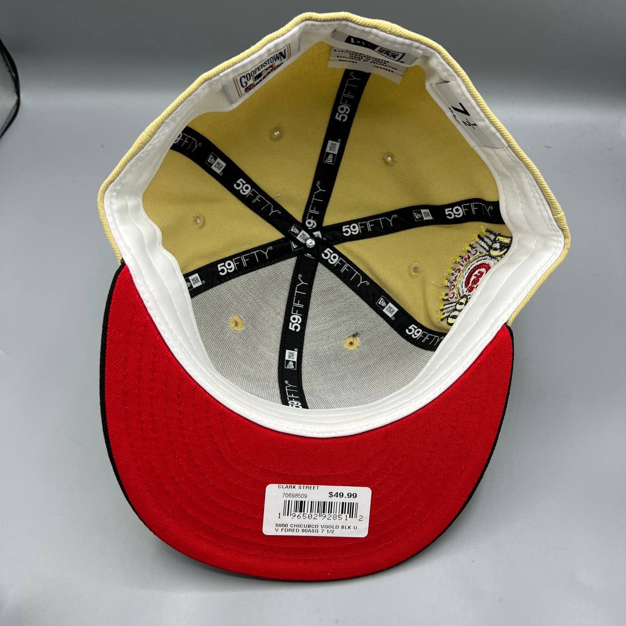 New Era Chicago Cubs Hat Men 7 1/2 59Fifty New Era MLB Fitted Cap Size ONE SIZE - 2 Thumbnail
