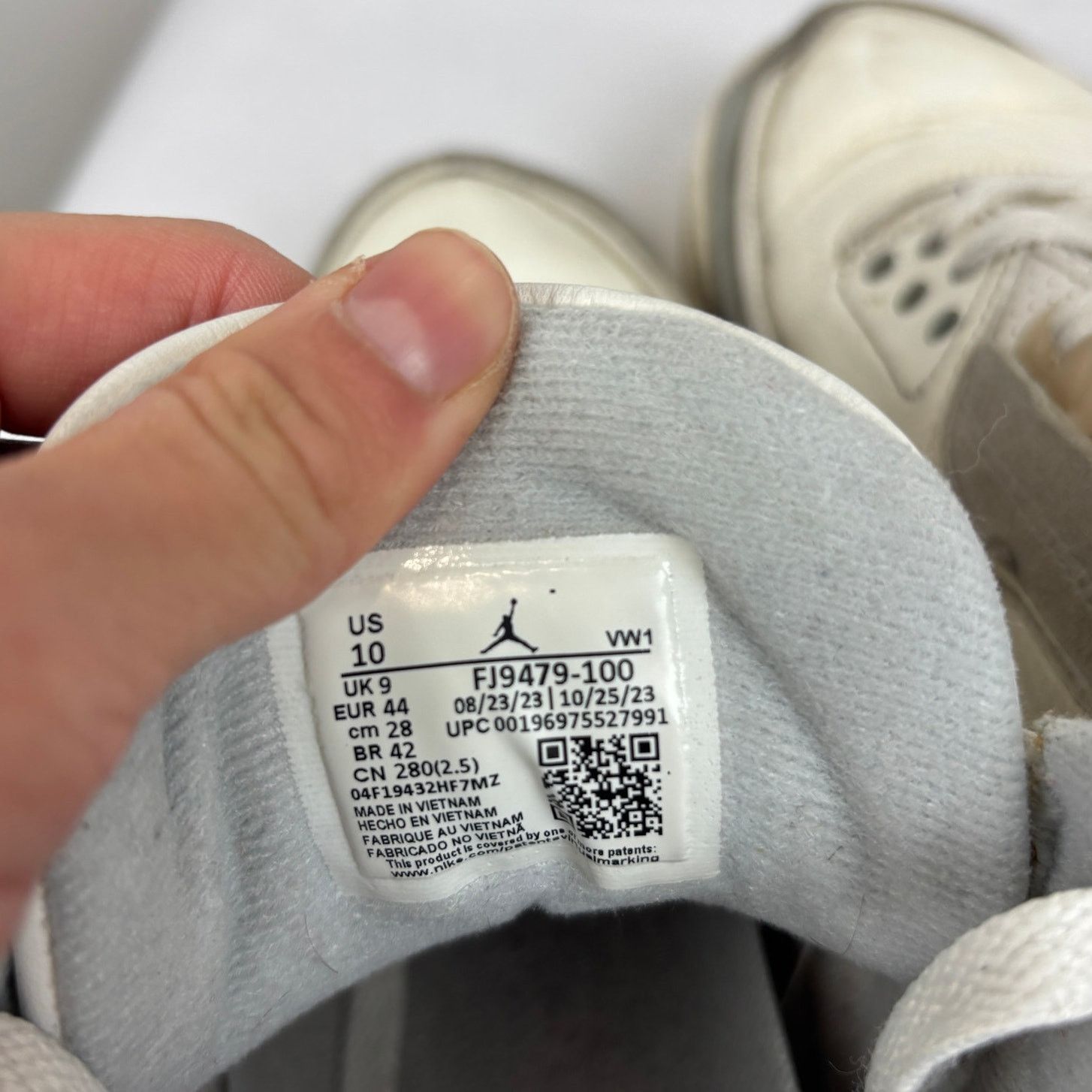 Jordan Brand × Nike Nike Air Jordan 3 Retro Craft Ivory Sneakers Shoes Men's 10 Size US 10 / EU 43 - 9 Thumbnail