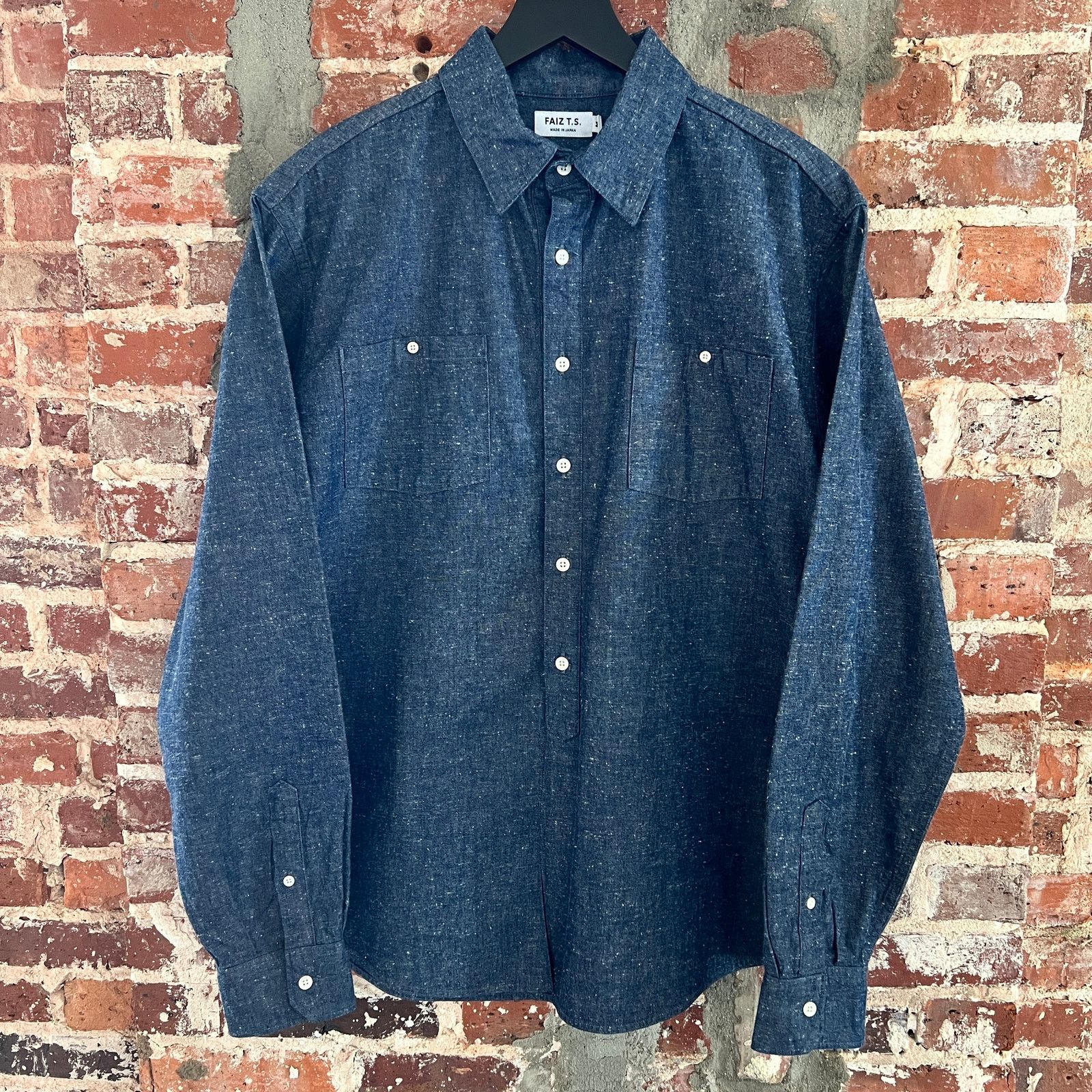 Japanese Brand FAIZ T.S. Made Japan Men's Arrow Nep Shirt M NWT Size US M / EU 48-50 / 2 - 5 Thumbnail