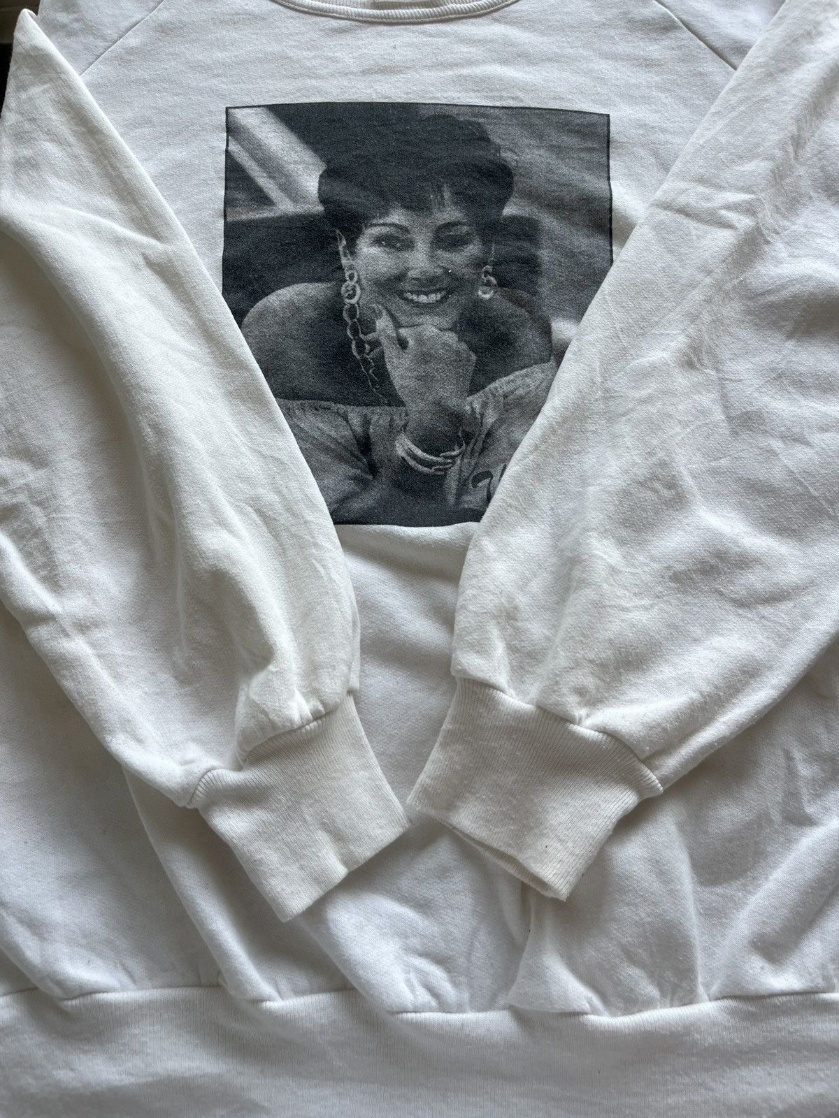 Vintage Vintage The weather is … Rosie 80’s photo sweater shirt Size US XL / EU 56 / 4 - 7 Thumbnail