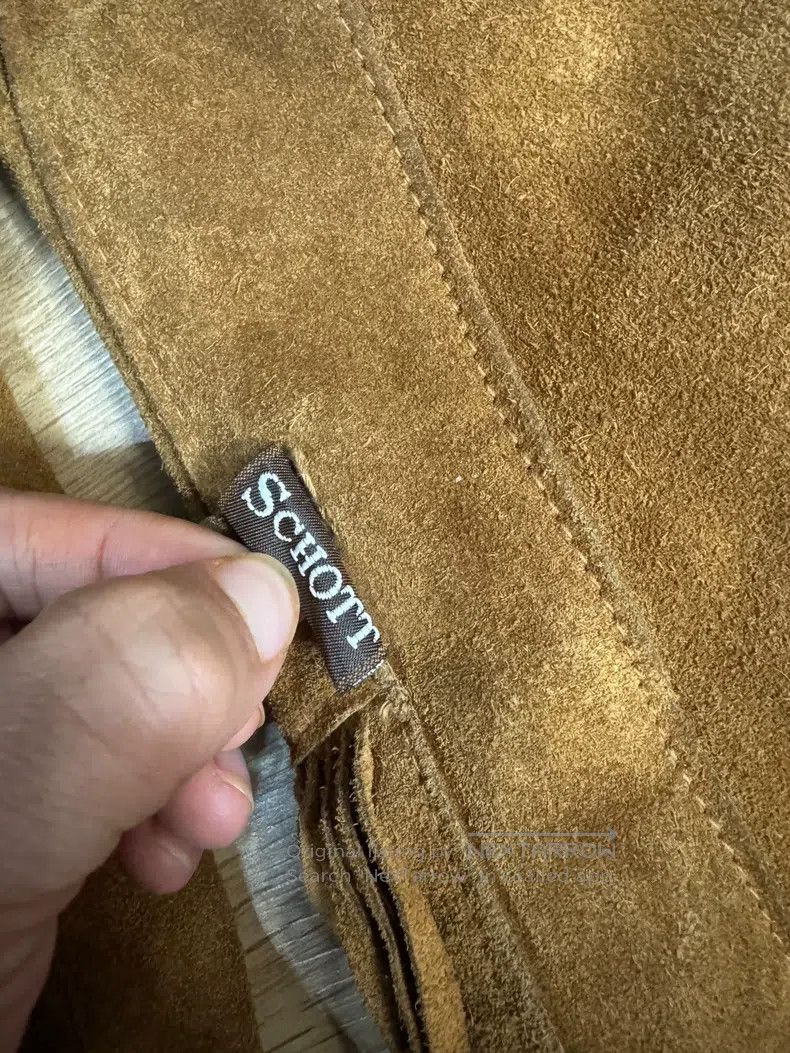 Schott Schott Vintage western fringed leather jacket Size US L / EU 52-54 / 3 - 6 Thumbnail