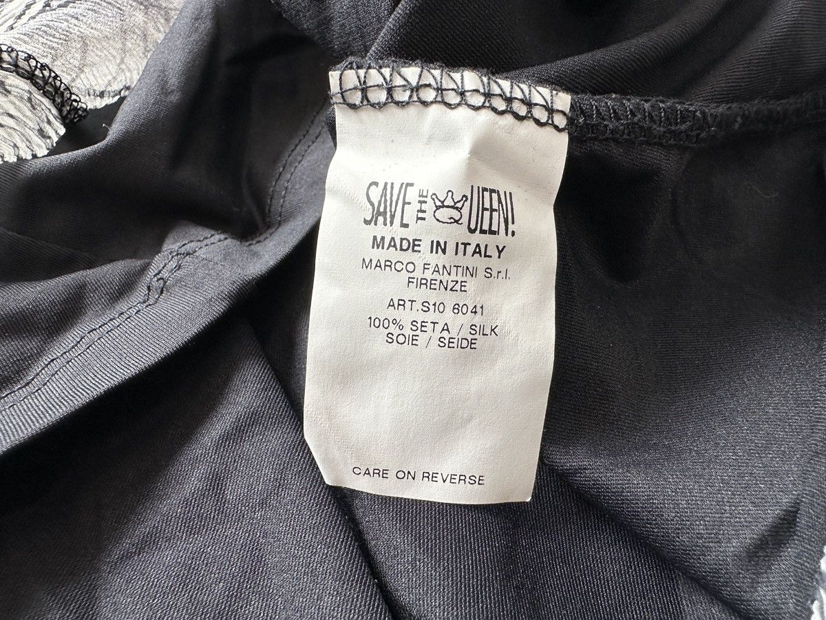 Other SAVE The QUEEN 100% Silk Tank Top Sleeveless Mesh Jersey Y2K Size XL / US 12-14 / IT 48-50 - 14 Thumbnail