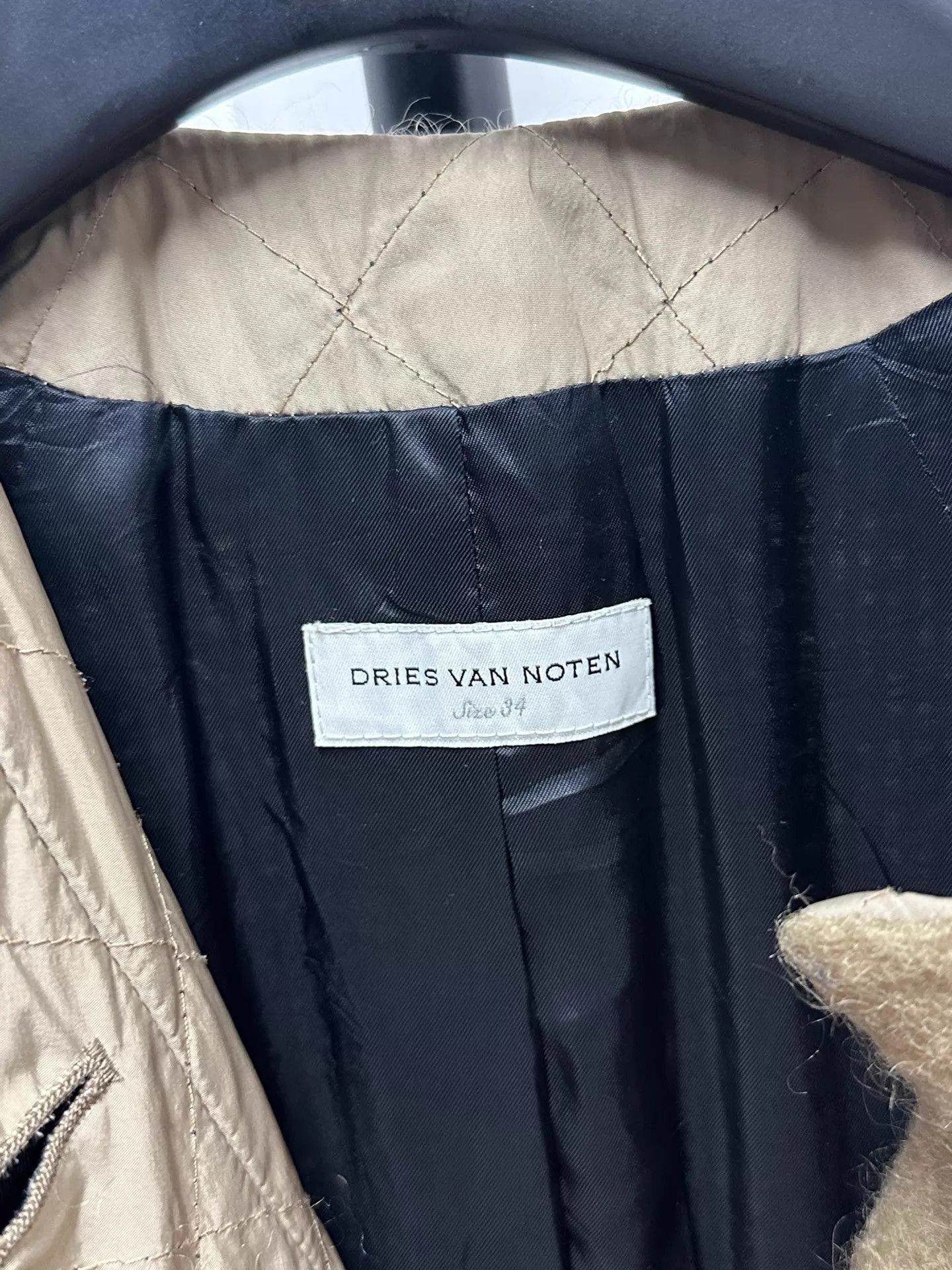 Dries Van Noten Dries Van Noten Mohair-Cashmere Coat 34 (Bust 98) Size XXS / US 00 / IT 34 - 5 Thumbnail