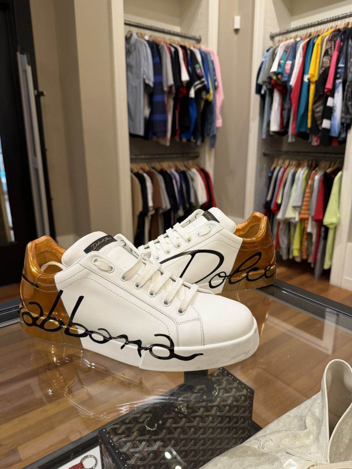 Dolce & Gabbana Dolce & Gabbana Portofino -Gold White Size US 10.5 / EU 43-44 - 1 Thumbnail