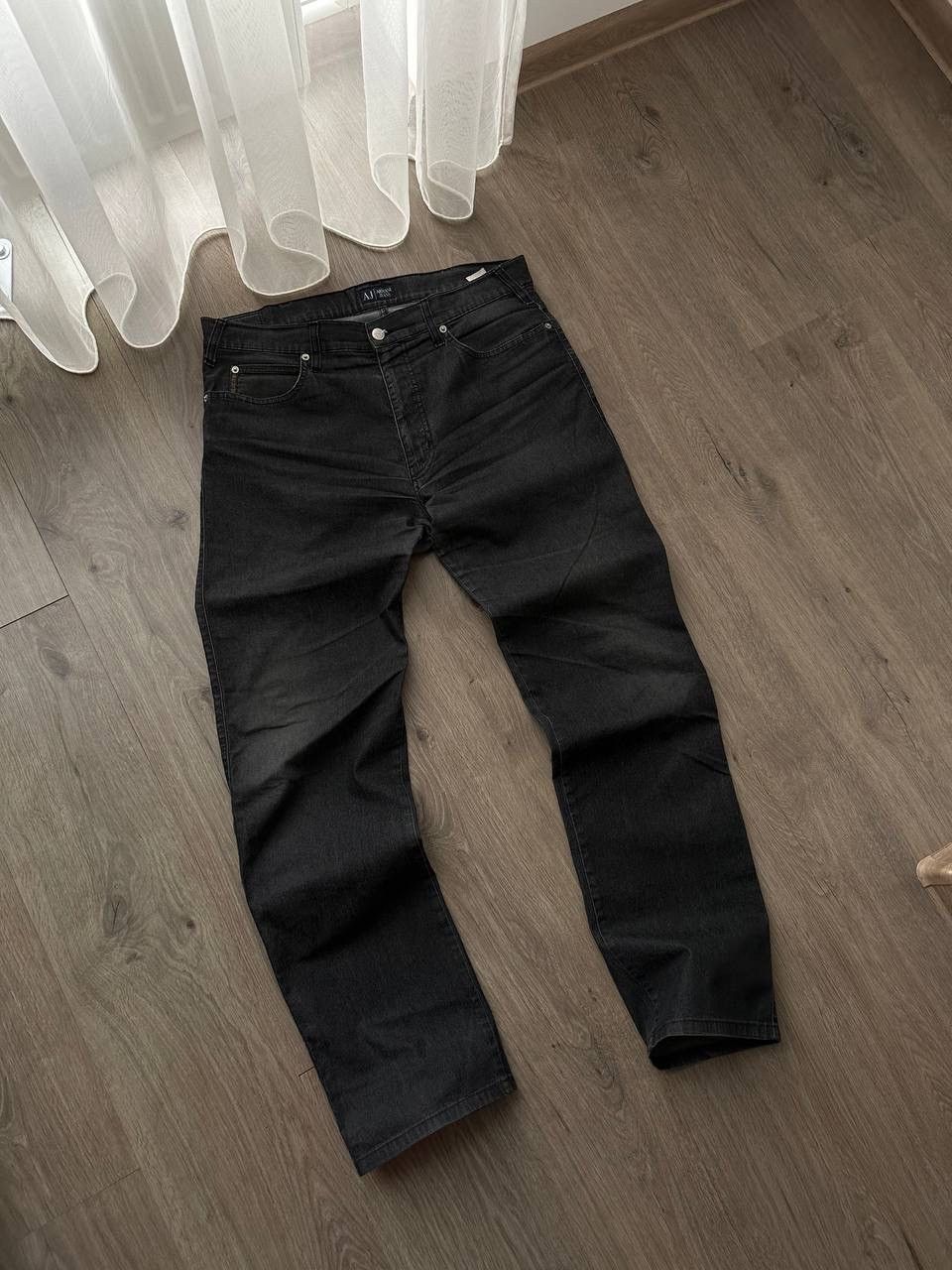 Armani × Vintage Vintage Armani Jens Gray Faded Big Tab Pants Size US 36 / EU 52 - 19 Thumbnail