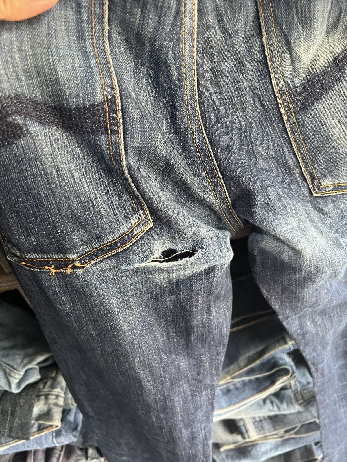 Nudie Jeans 🔥Nudie Jeans Made in Italy Distressed Denim Size US 30 / EU 46 - 13 Thumbnail