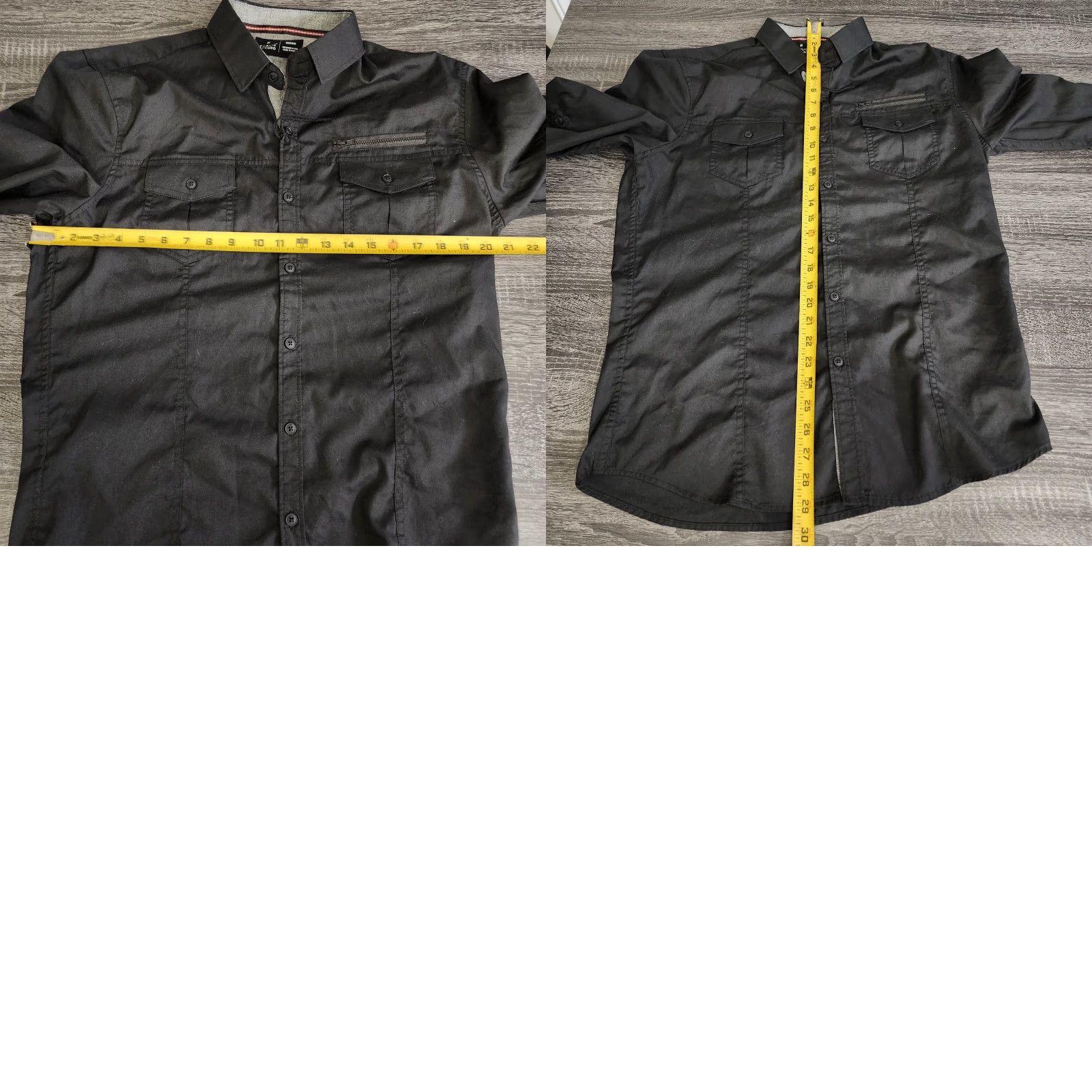 Vintage Public Rec Shirt Mens Medium Black Button-Up Casual Performance Pockets Danny Size US M / EU 48-50 / 2 - 8 Thumbnail