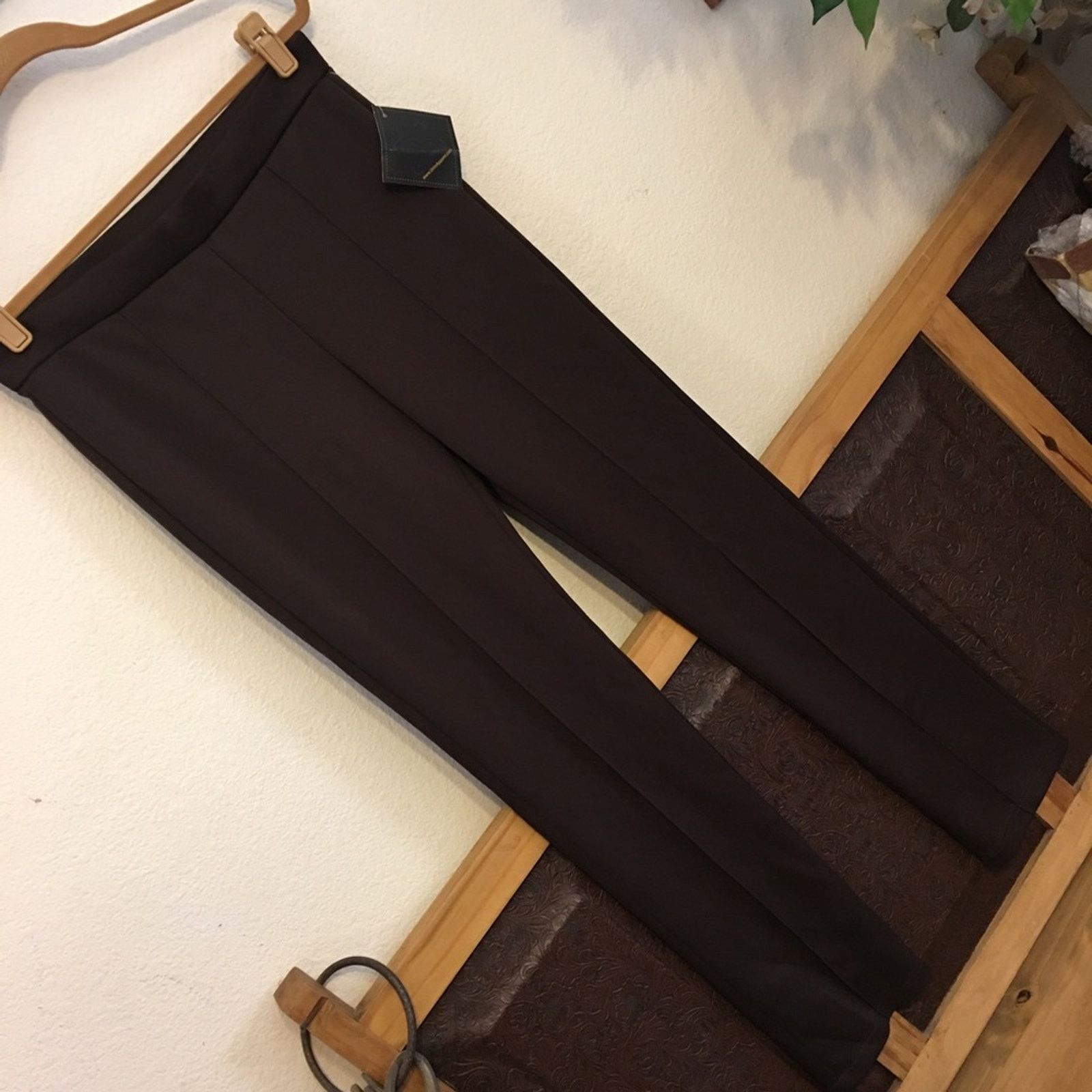 Other Urim Apparel Brown stretch dress pants NWT L Size 31" - 2 Thumbnail
