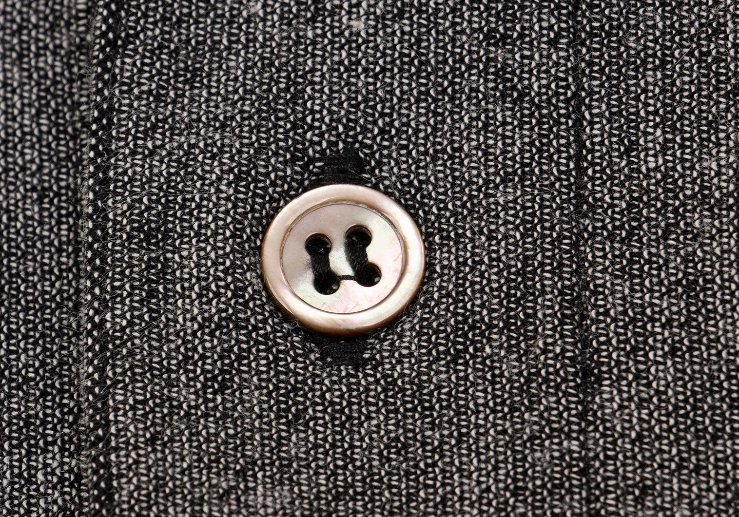 Junya Watanabe Dyed Tape Detail Polo Shirt in Gray and Black, Size M Size US M / EU 48-50 / 2 - 5 Thumbnail