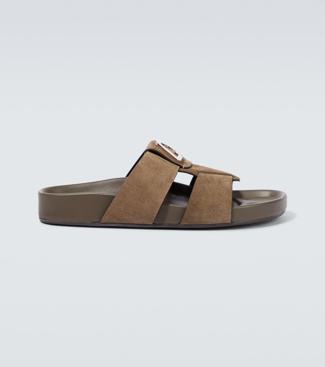 Dhabubizz Suede Sandals Brown