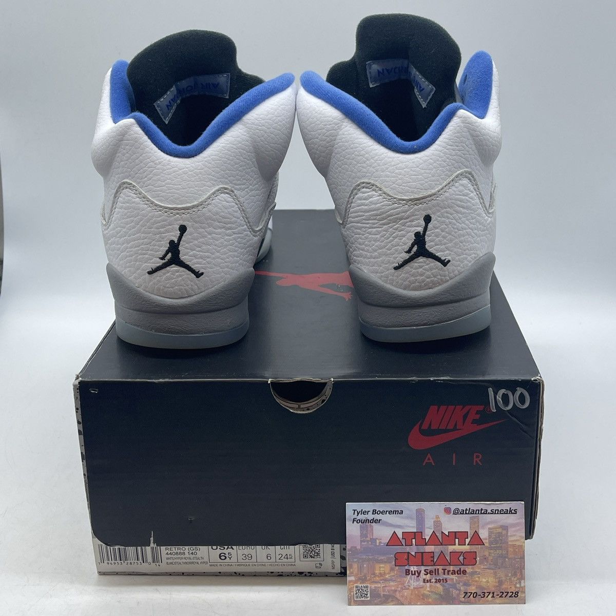 Jordan Brand Air Jordan 5 stealth 2.0 Size US 6.5 / EU 39-40 - 3 Thumbnail