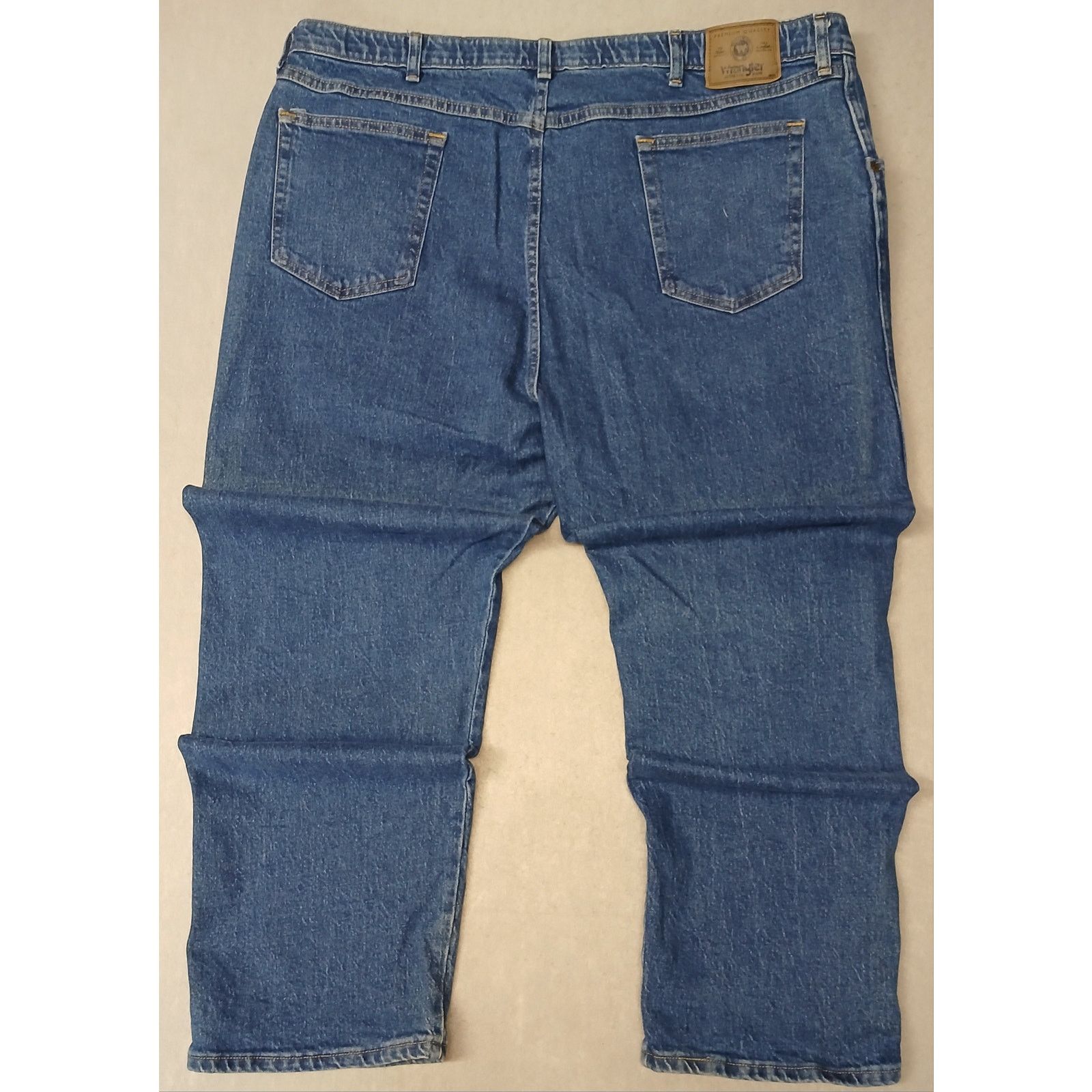 Wrangler Wrangler (46x29) Straight Stretch Waist Blue Denim Jeans Size US 30 / EU 46 - 7 Thumbnail