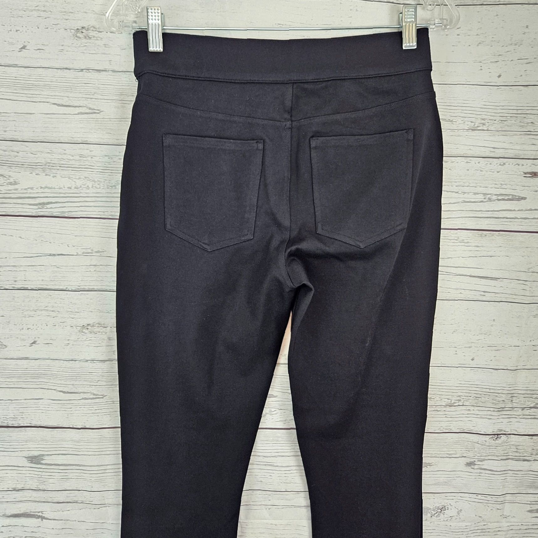 Spanx Spanx Womens The Perfect Black Ponte Ankle Pants M High Rise Pants Size 32" / US 10 / IT 46 - 4 Thumbnail
