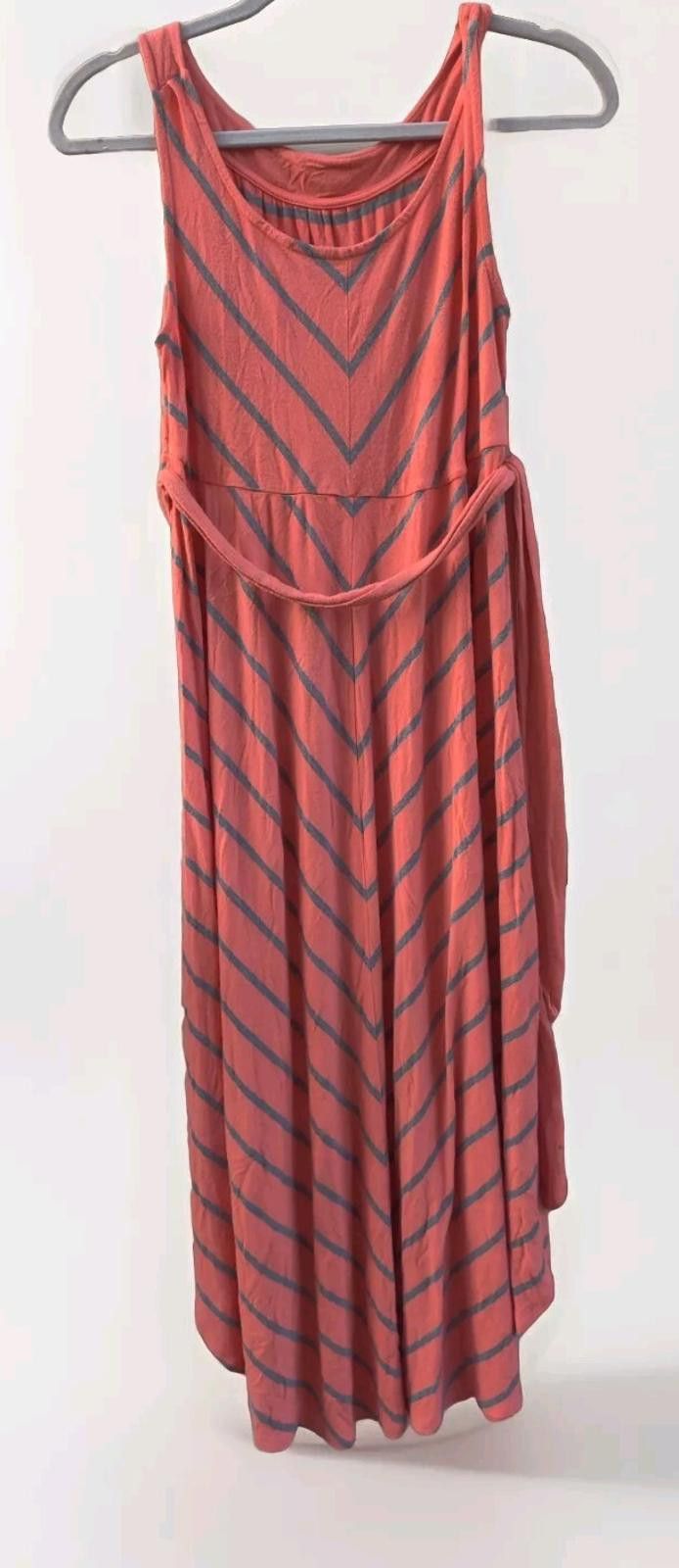 Other Liz Lang Maternity Womens Size XS TP Maxi Dress Orange Gray Size XS / US 0-2 / IT 36-38 - 1 Thumbnail