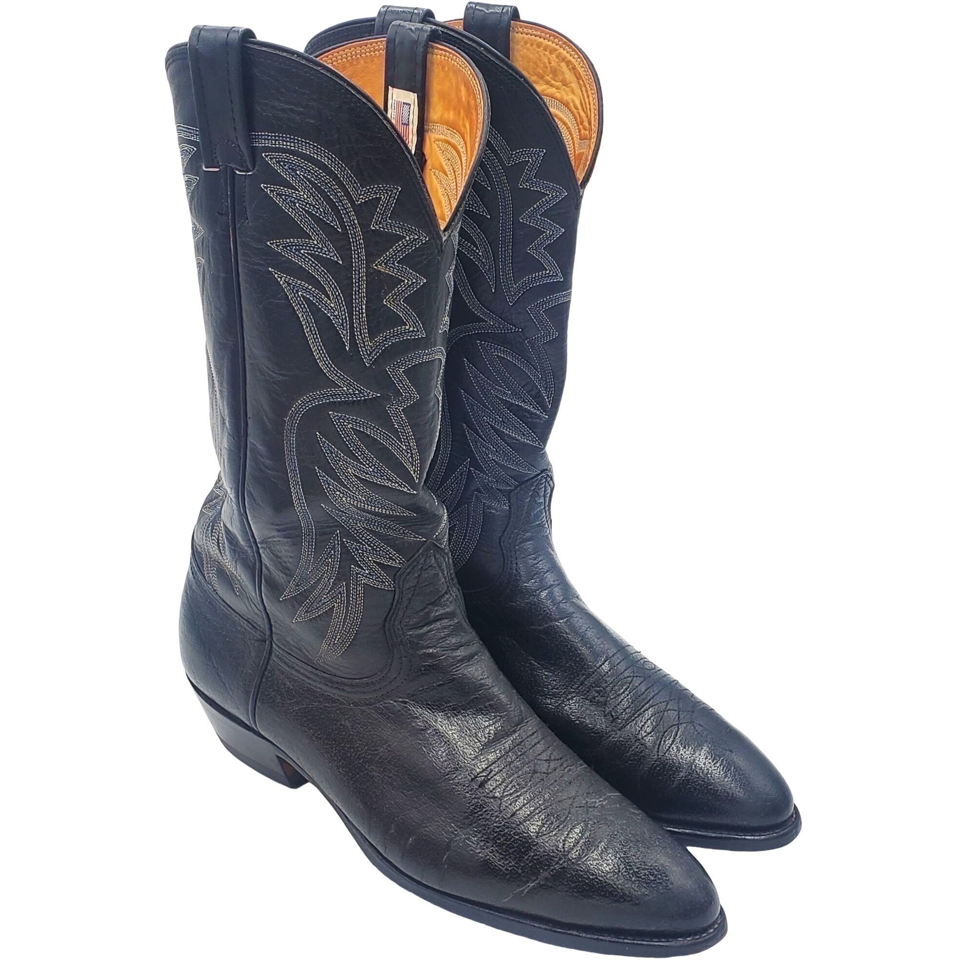 Bottes Cow-boy Nocona – Taille 8D – Homme, Cuir Marron, Fabriquées Au Texas