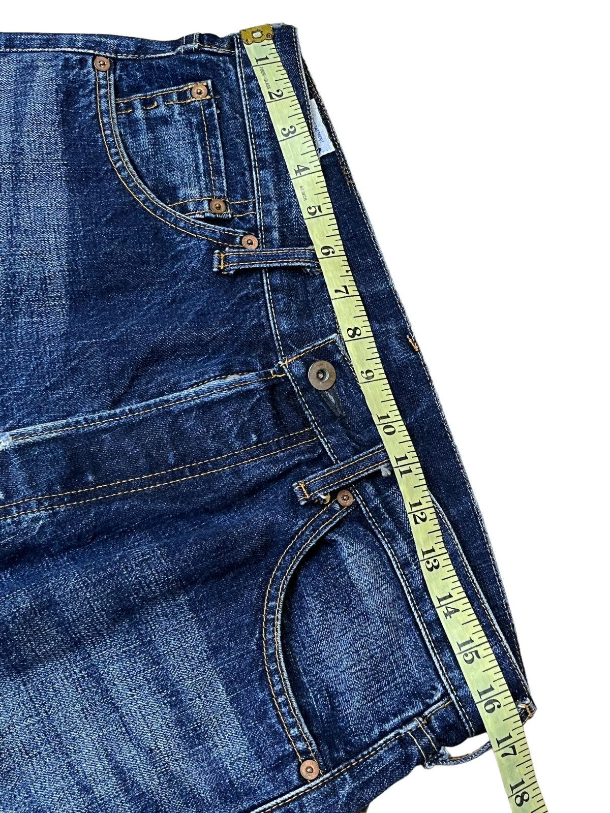 EIGHT-G JAPANESE DENIM EIGHT-G “8G” SANFORIZED SELVEDGE JEANS Size US 33 - 9 Thumbnail