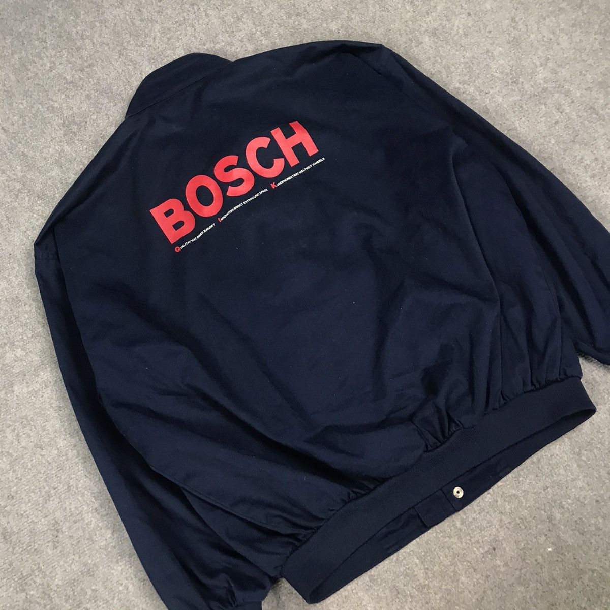 Japanese Brand BOSCH JAPAN DESIGN WORK JACKET COTTON ZIPPER JACKET Size US L / EU 52-54 / 3 - 4 Thumbnail
