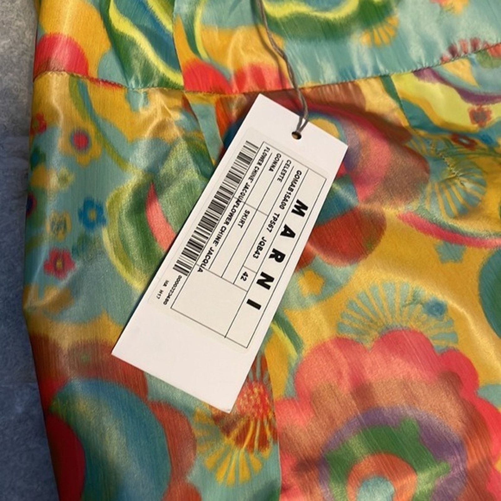Marni Marni floral a line skirt multicolor size 6 Size 28" / US 6 / IT 42 - 7 Thumbnail