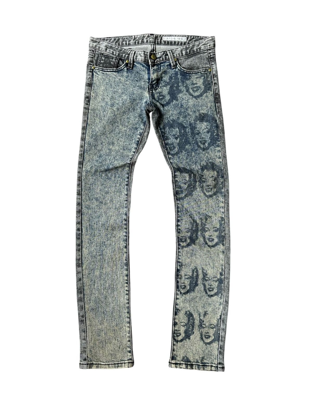 If Six Was Nine 00's Cocablue trompe loeil '' Monroe '' jeans Size US 30 / EU 46 - 1 Thumbnail
