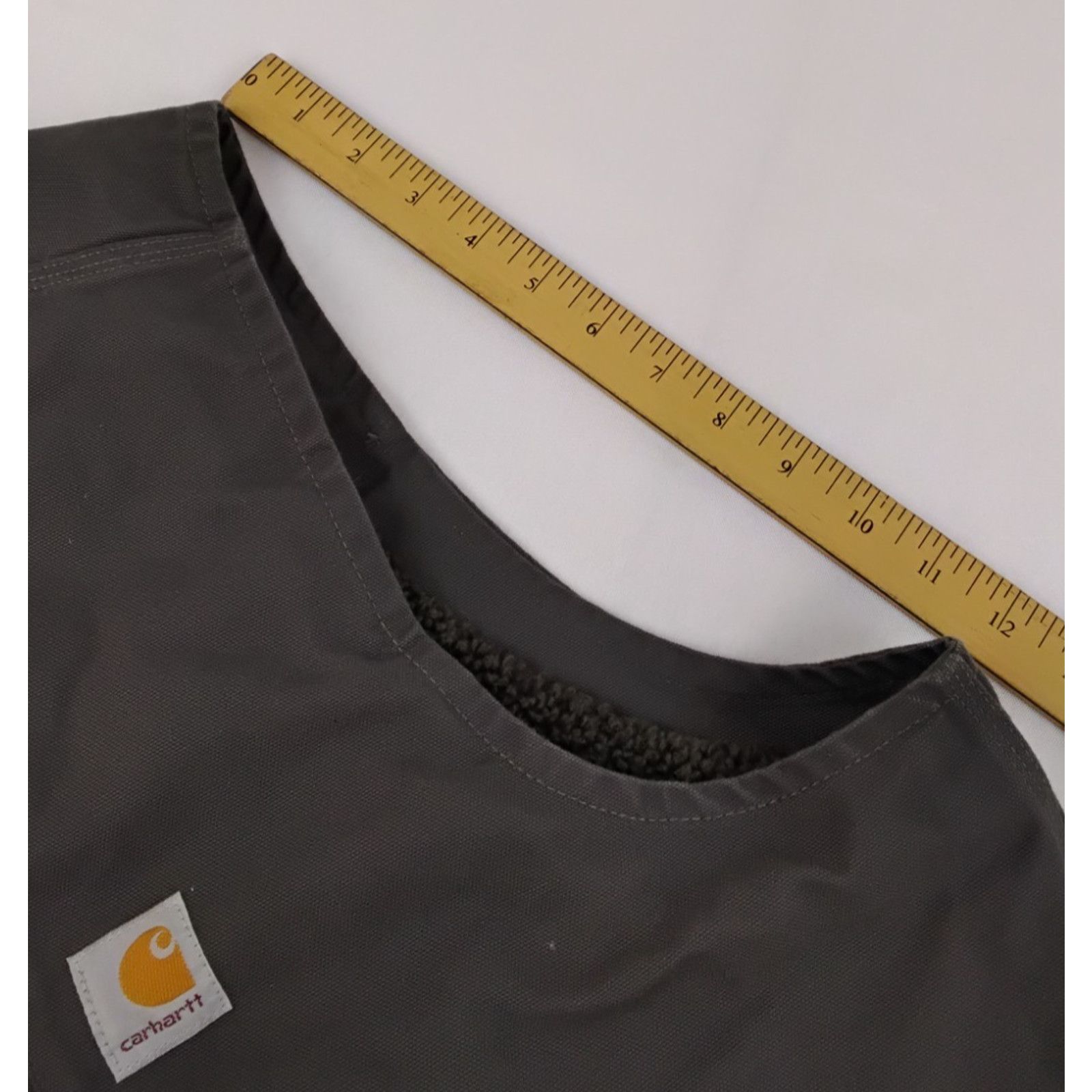 Carhartt Carhartt Canvas Duck Fleece Lined Vest Men's L Gray NWT Size US L / EU 52-54 / 3 - 17 Thumbnail