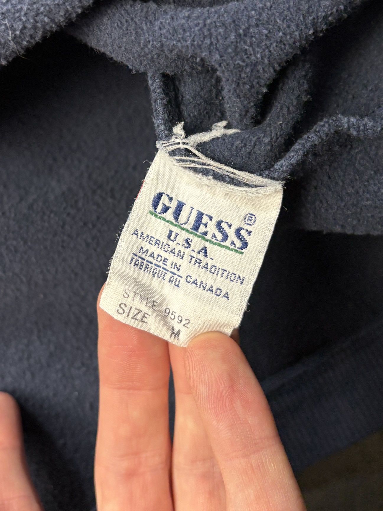 Guess × Vintage Vintage Guess Jeans Sweatshirt Marciano 1980s 1990s USA Crew Size US M / EU 48-50 / 2 - 5 Thumbnail