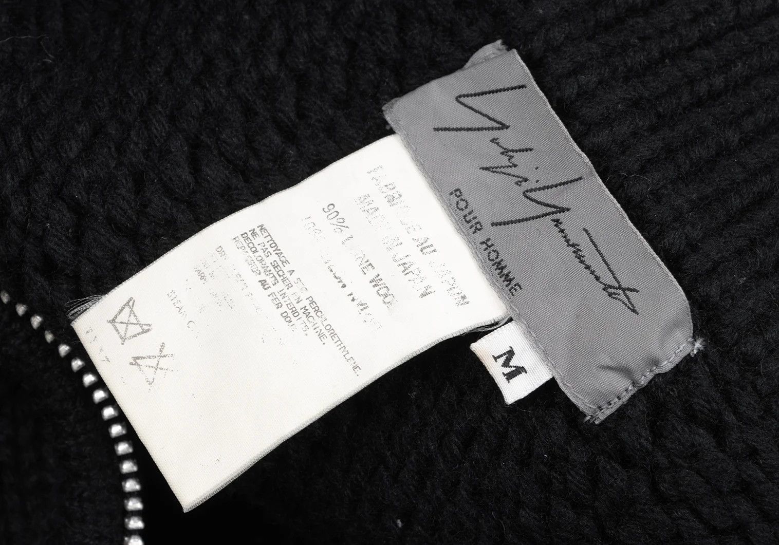 Yohji Yamamoto Yohji Yamamoto Wool Blend Zip-Up Jacket Size US M / EU 48-50 / 2 - 14 Thumbnail