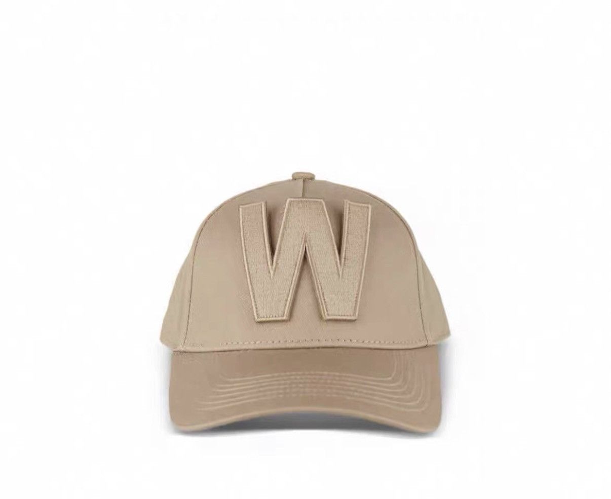 Walter Van Beirendonck Walter Van Beirendonck 25FW "W"Appliqué Baseball Cap – Khaki Size ONE SIZE - 1 Thumbnail