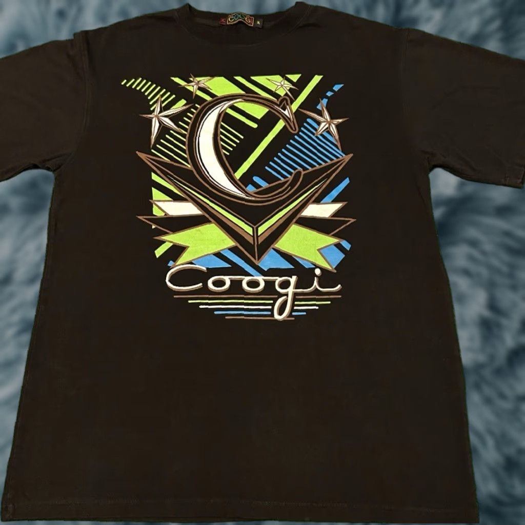Coogi VINTAGE COOGI Logo Shirt Mens XL Black Hip Hop 90s Y2K 2000s Retro Punk Grunge Vintage Mens XL Size US XL / EU 56 / 4 - 1 Thumbnail