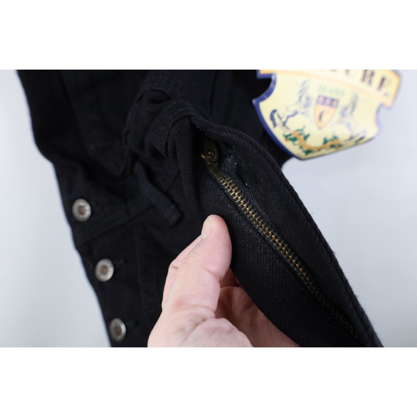Vintage Deadstock Vintage 90s Streetwear Baggy Denim Jean Shortalls Size 28" / US 6 / IT 42 - 9 Thumbnail