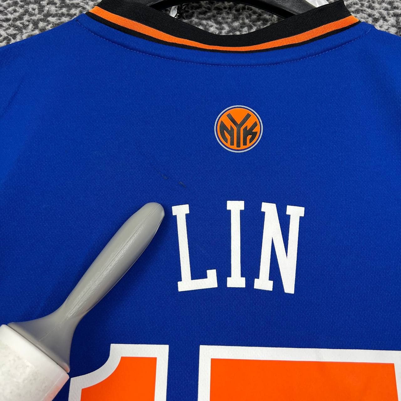 Adidas New York Knicks Lin #17 Jersey Shirt Men Adidas New XL Size US XL / EU 56 / 4 - 3 Thumbnail