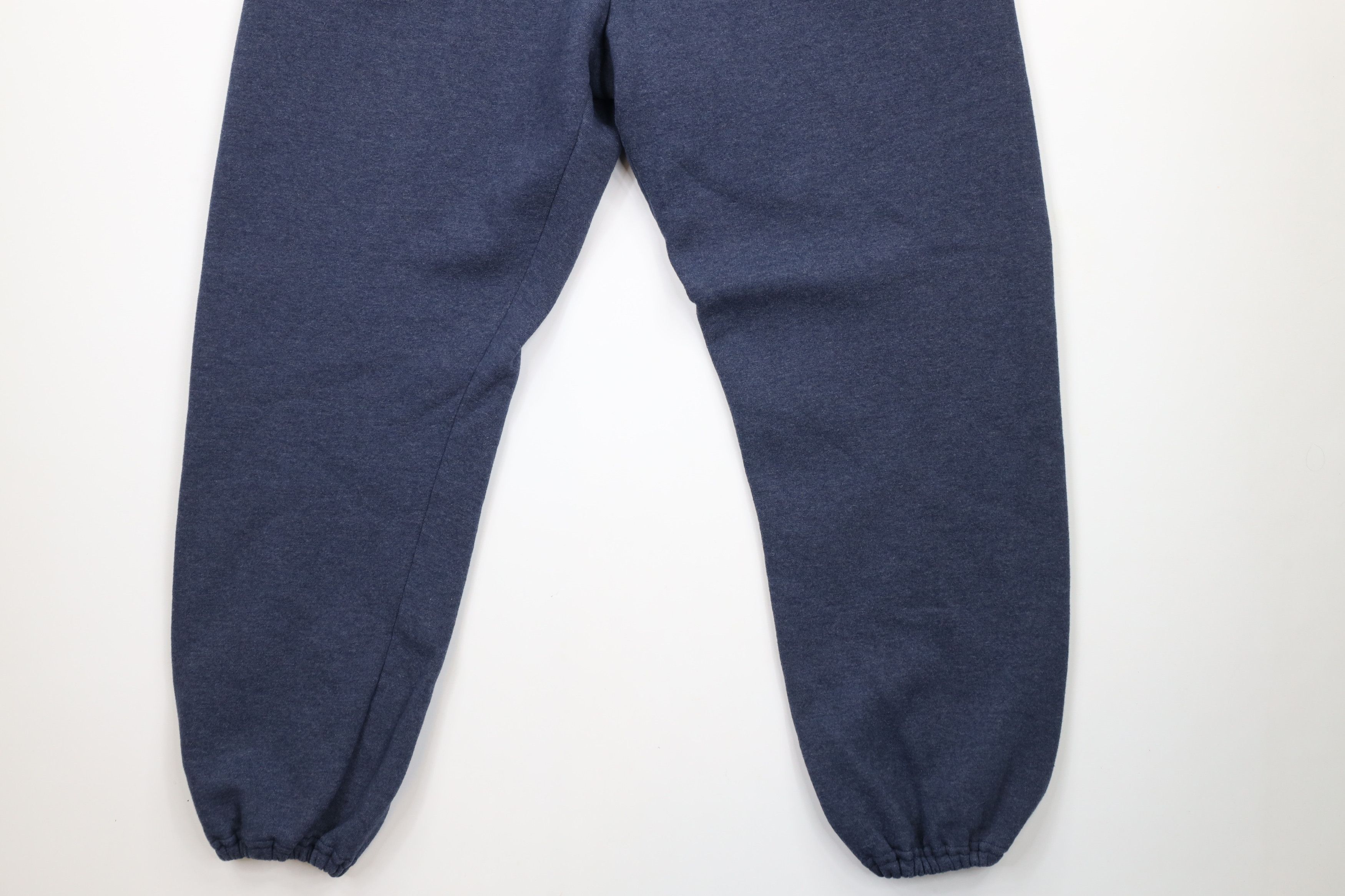 Russell Athletic × Vintage Vintage 90s Russell Athletic Cuffed Sweatpants Joggers Blue Size US 38 / EU 54 - 4 Thumbnail