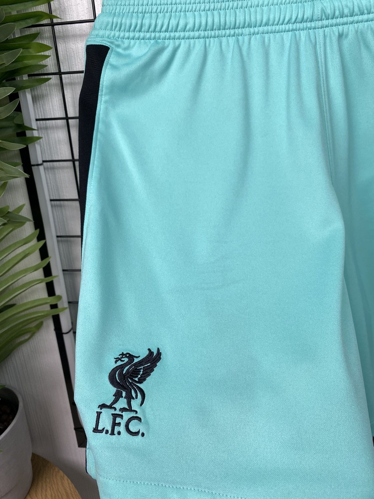 Nike Nike Liverpool Shorts Turquoise Men’s M Soccer Training Size US 32 / EU 48 - 4 Thumbnail