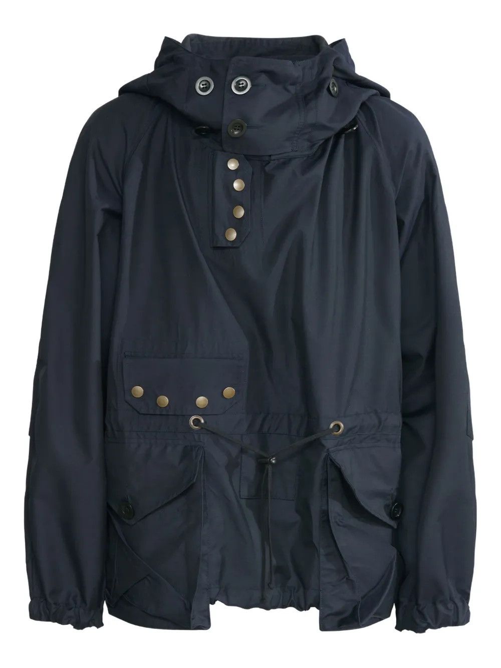 Maison Margiela o1w1db10526 Wind-proof Sports Jacket in Navy Blue Size US L / EU 52-54 / 3 - 1 Thumbnail