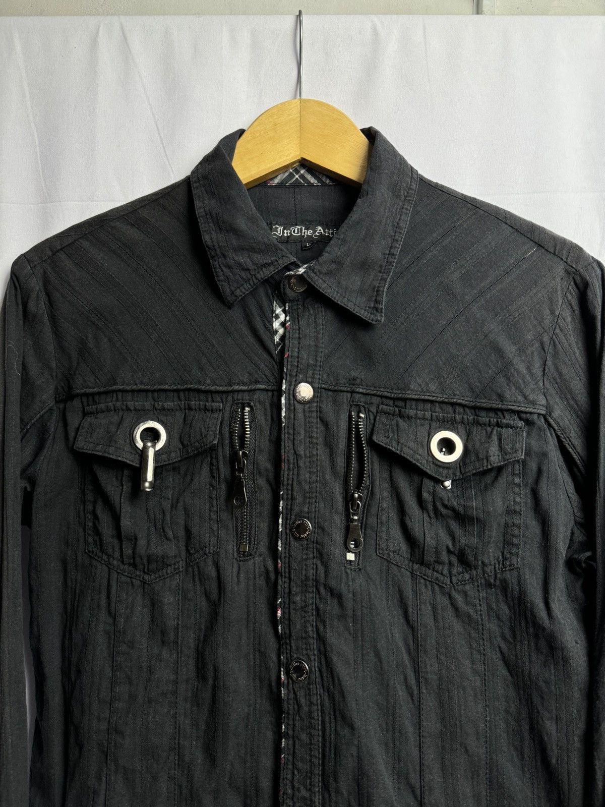 If Six Was Nine × Japanese Brand × Le Grande Bleu (L.G.B.) In The Attic Ifsix Style Long Shirt Size US M / EU 48-50 / 2 - 3 Thumbnail
