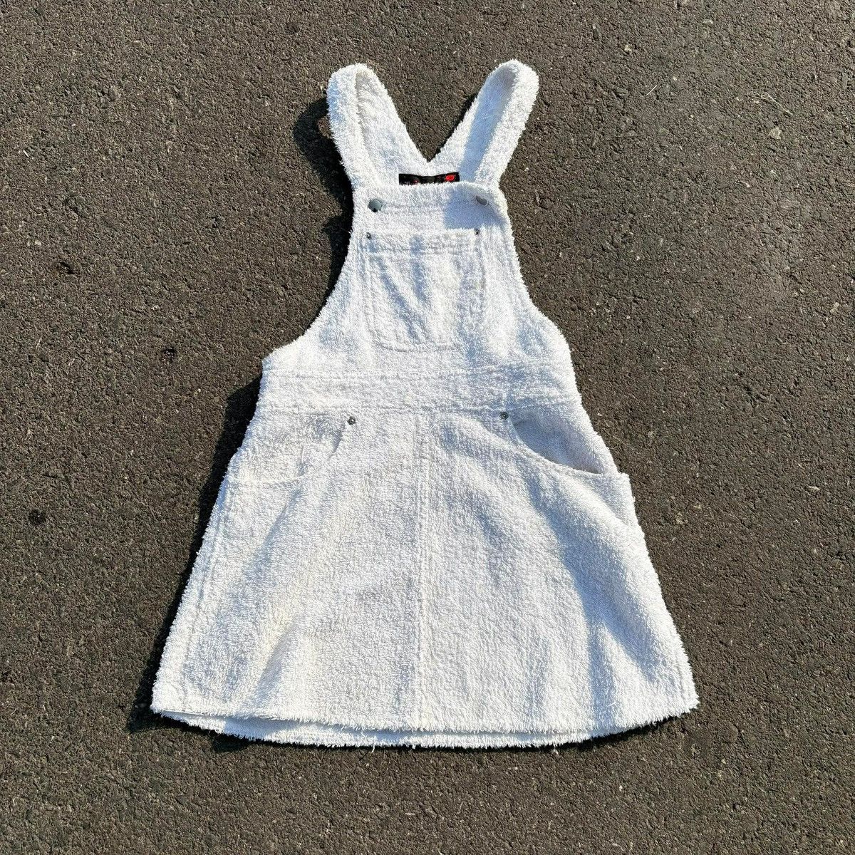 Tripp NYC TRIPP NYC White Terry Cloth Overall Dress Size M / US 6-8 / IT 42-44 - 1 Thumbnail