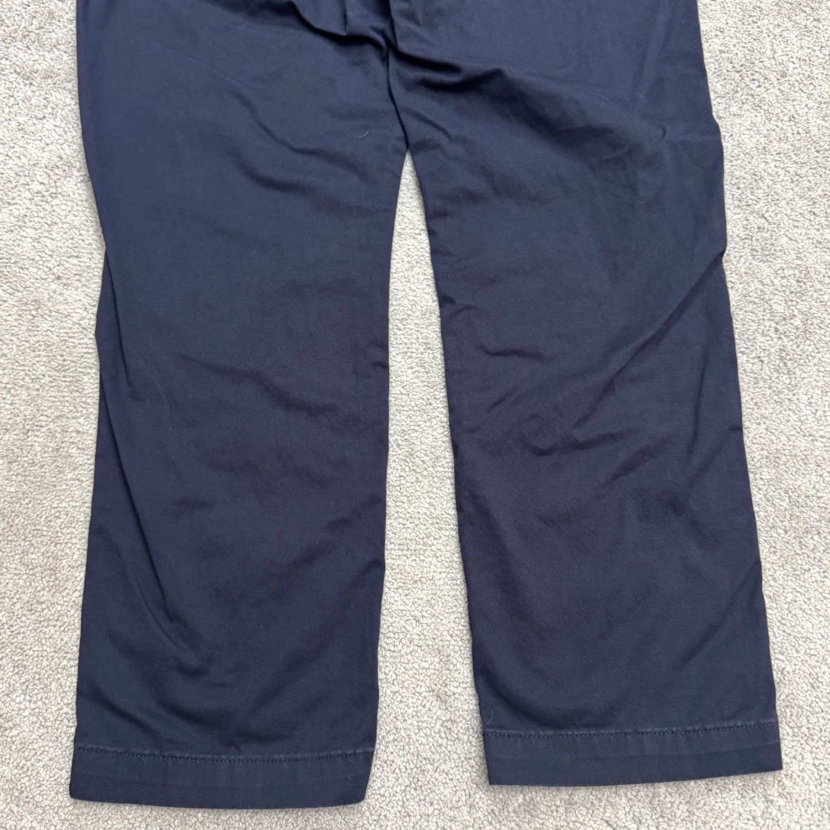 Bonobos Levi's Cotton Chino Pants Mens 36x30 Navy Blue Straight Leg Flat Front Classic Size US 36 / EU 52 - 3 Thumbnail