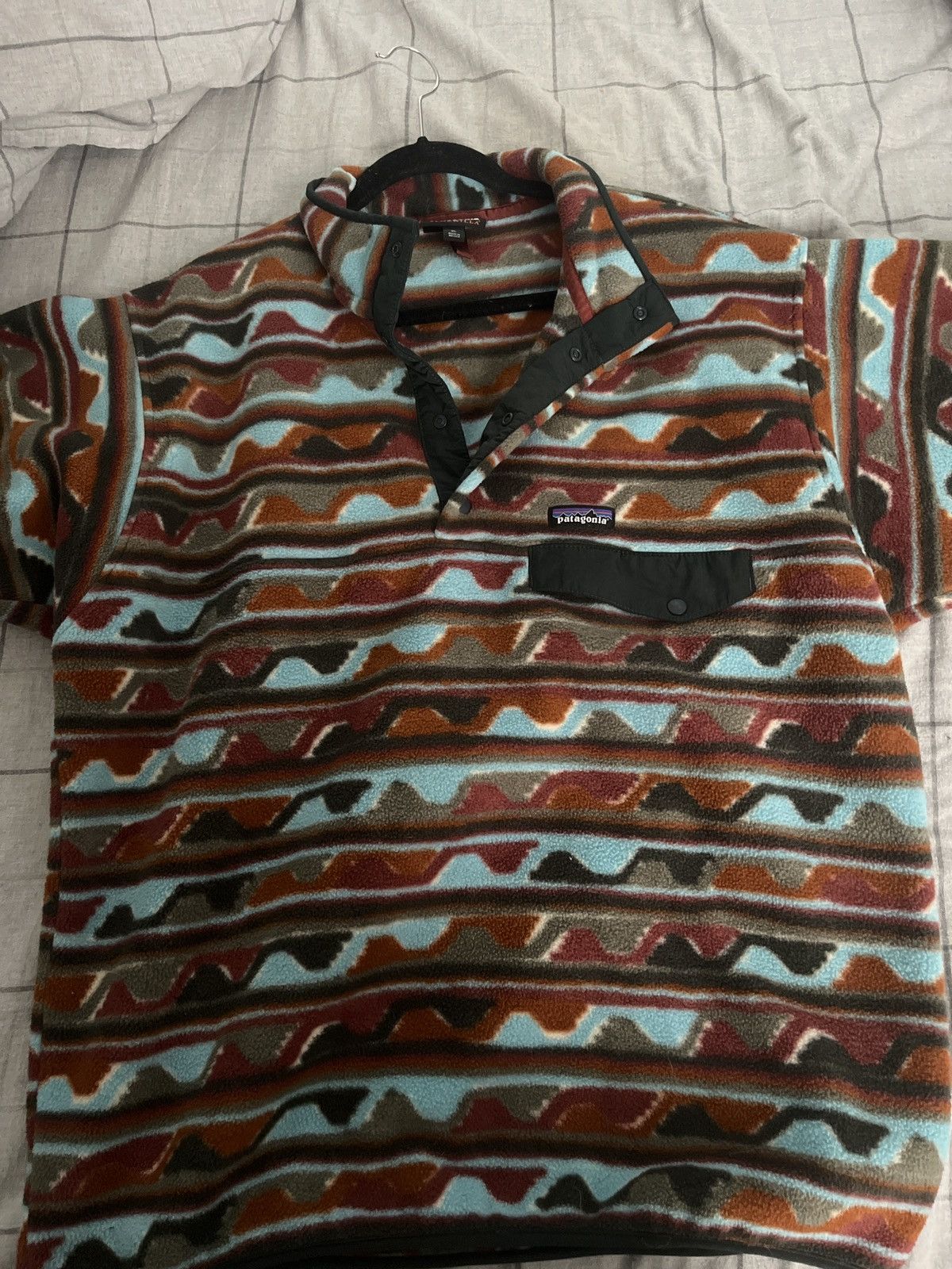 Patagonia × Vintage Vintage Patagonia Synchilla Snap Tee Size US XL / EU 56 / 4 - 1 Thumbnail