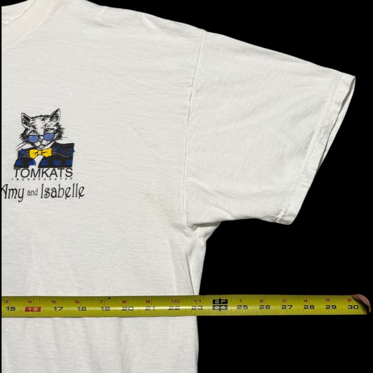 Fruit Of The Loom Vintage 90s Tomkats Incorporated Nashville Shirt Men's XL Size US XL / EU 56 / 4 - 6 Thumbnail