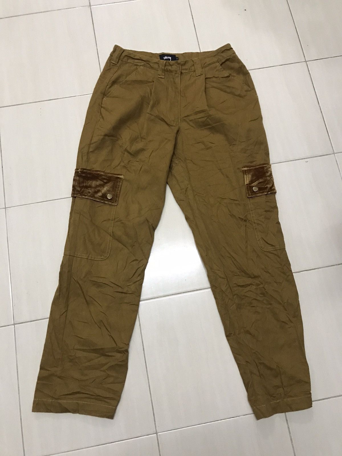 image of Cargo Stussy in Brown, Men's (Size 30)